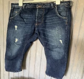 Kaporal - Jean loose cropped - bleu foncé - Femme taille S (36)