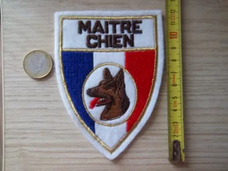 écusson maître chien insigne collection vintage 