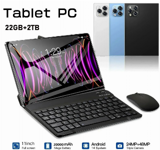 Tablette Android Pad 11 pouces 15 Pro complet avec clavier
