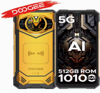 Doogee S200 X 5g téléphone robuste 12 + 512Gb Smartphone 6.72 "Fhd + 120Hz écran Ips dimension 7050 10100Mah batterie Ai téléphones mobiles