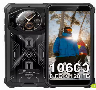 FOSSiBOT F101 PRO 8GB 128GB Smartphone 10600mAh 18W Charge rapide téléphone portable 24MP 5.45 ''HD + affichage Android 13 OS téléphone portable